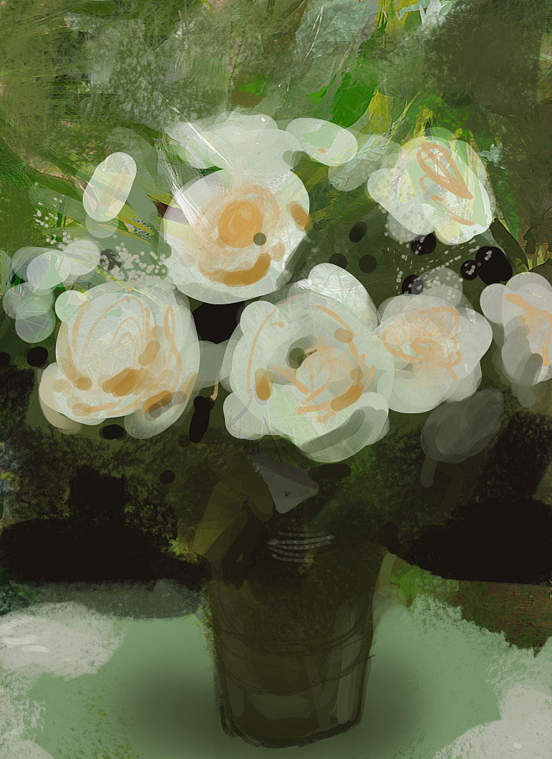 Des fleurs